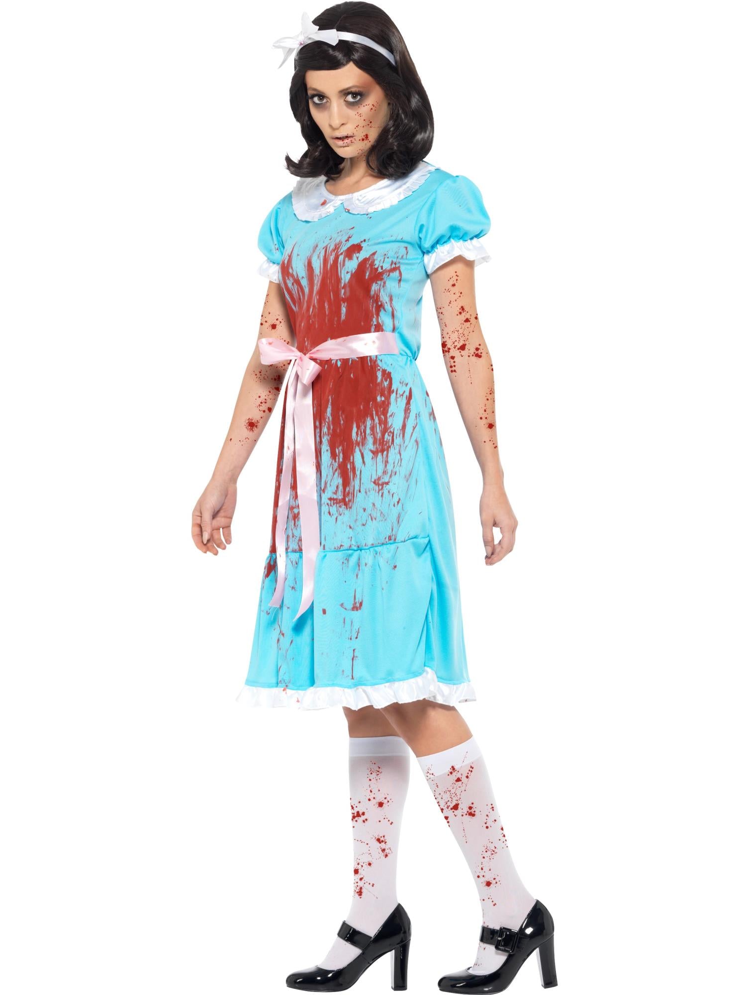 Bloody Murderous Twin Costume, Blue 3