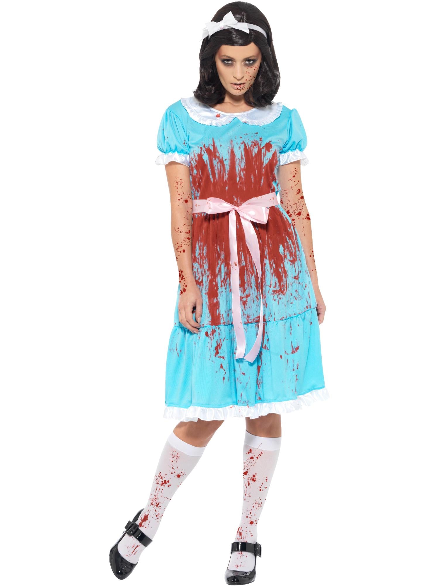 Bloody Murderous Twin Costume, Blue 1
