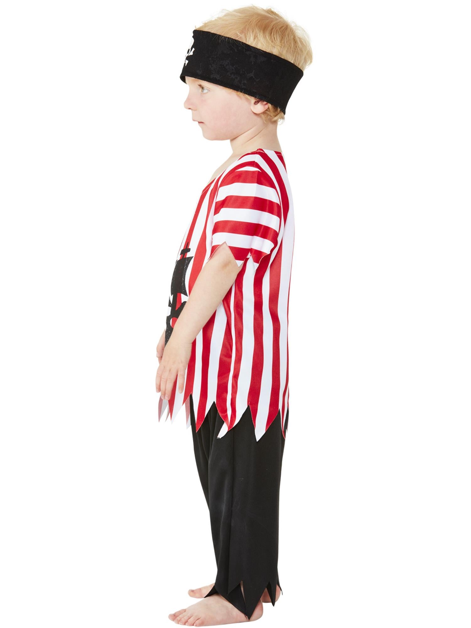 Toddler Jolly Pirate Costume, Multi-Coloured 3