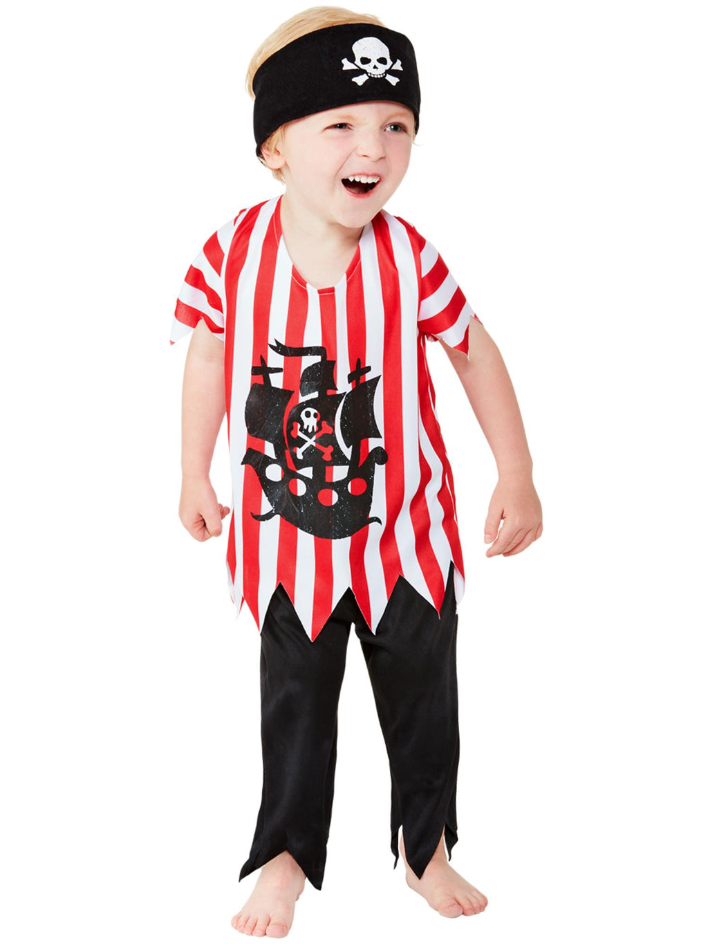 Toddler Jolly Pirate Costume, Multi-Coloured 1