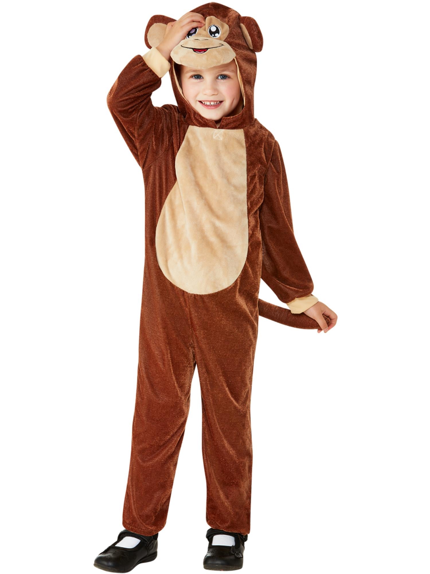 Toddler Monkey Costume, Brown 1