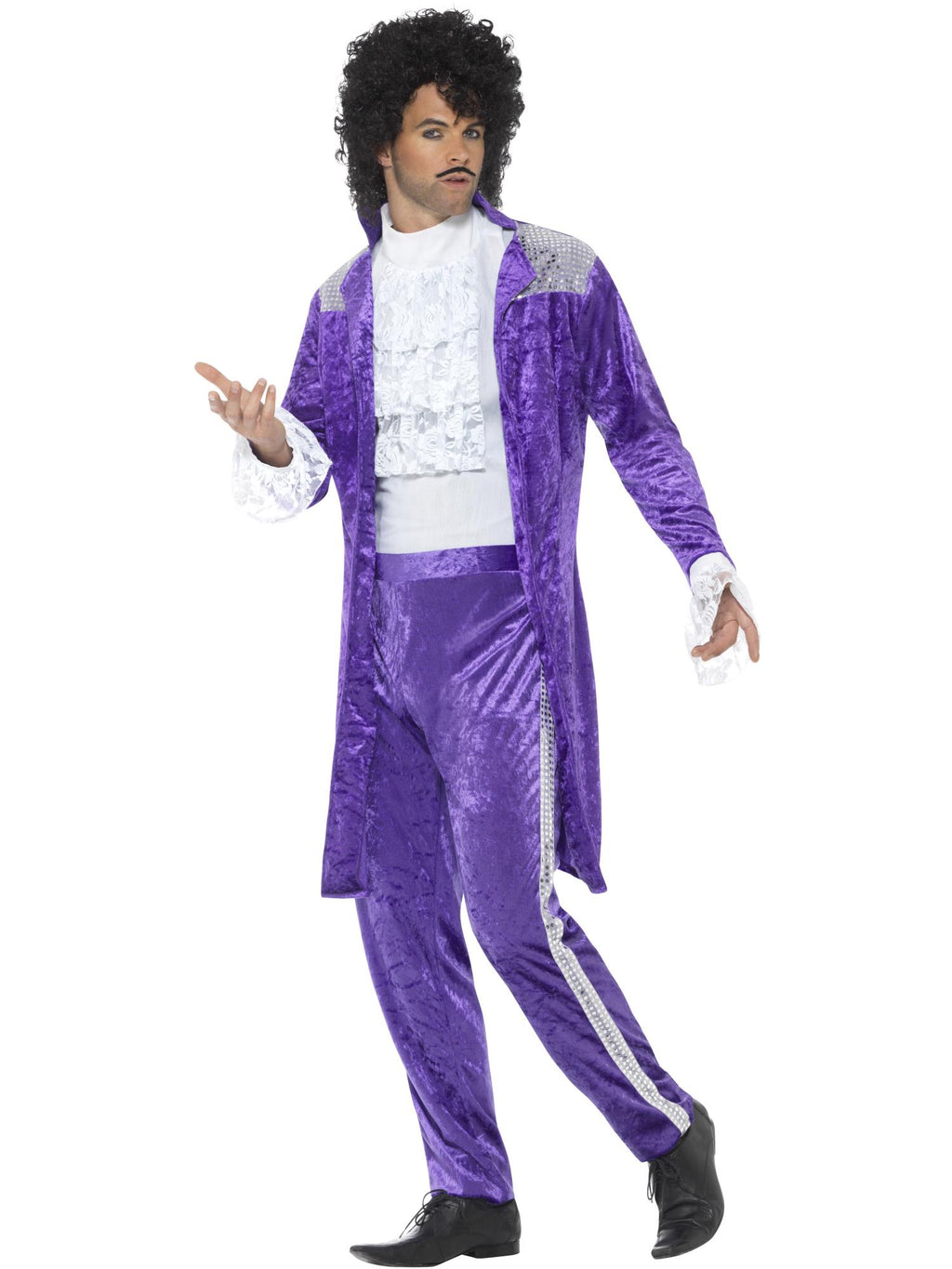 80s Purple Musician Costume, Purple 3