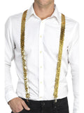 Sequin Braces, Gold 1
