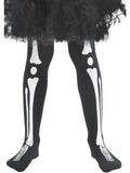 Skeleton Tights, Child, Black 1