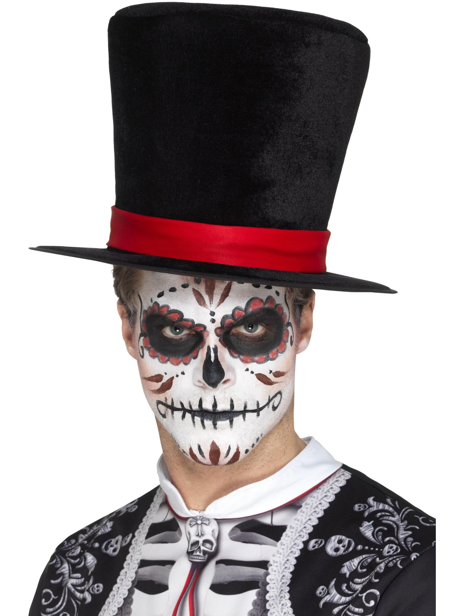 Day of the Dead Top Hat, Black 1