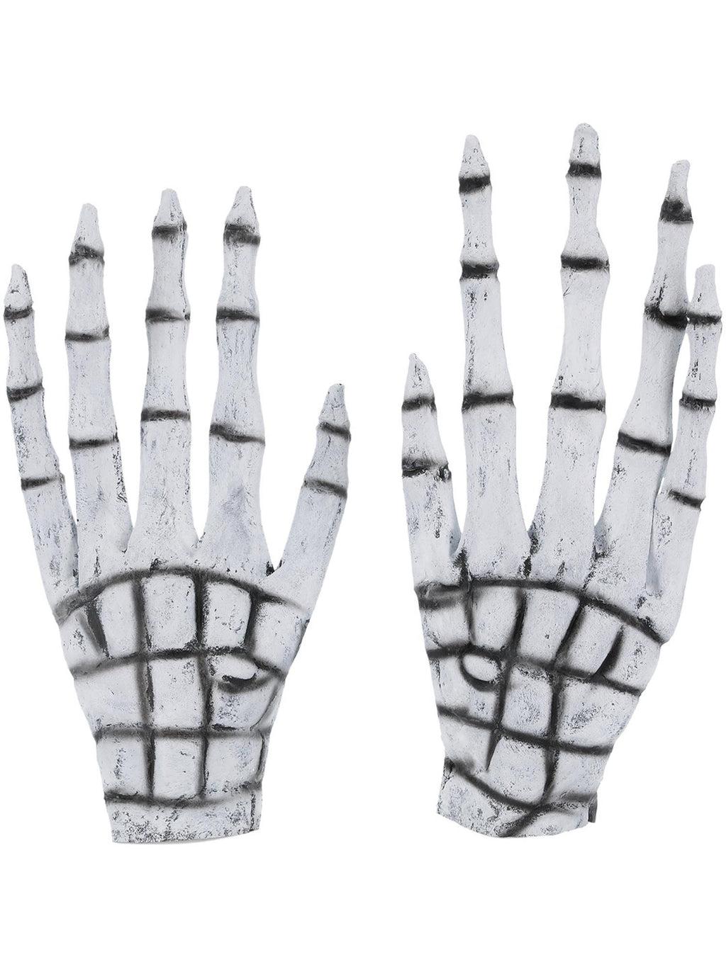 Grim Reaper/Skeleton Gloves, White 2