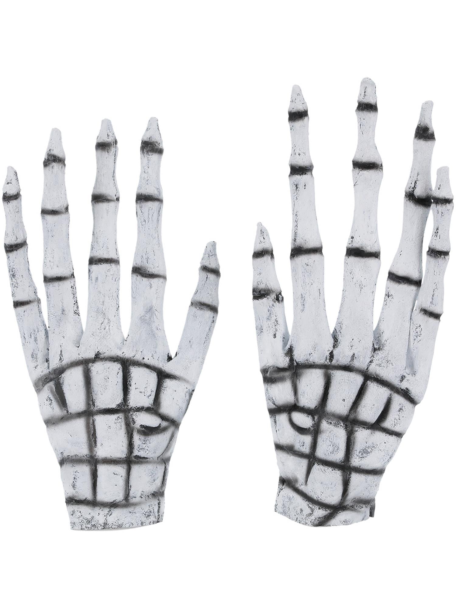 Grim Reaper/Skeleton Gloves, White 2