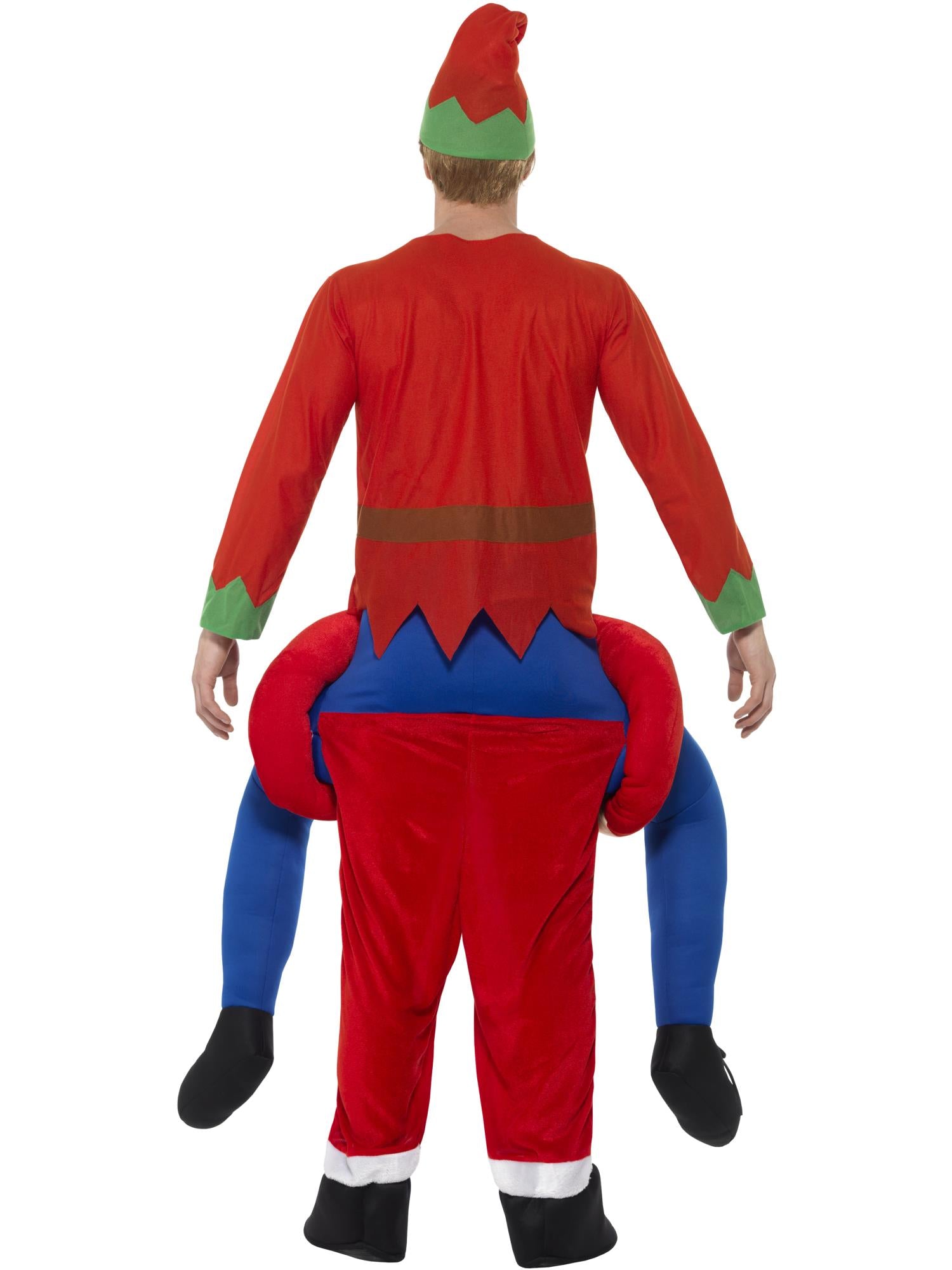 Piggyback Santa Costume, Red 2