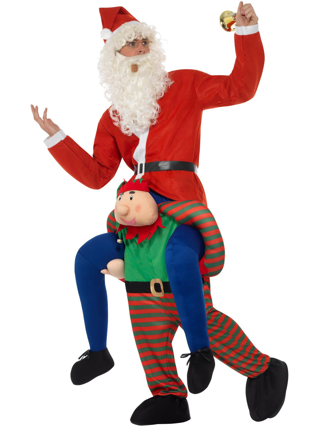 Piggyback Elf Costume, Green 3
