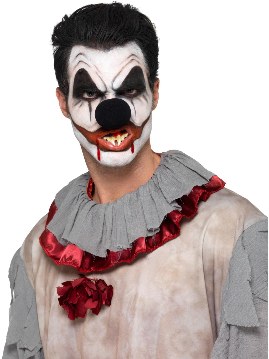Smiffys Make-Up FX, Killer Clown Kit, Aqua, Multi- 1