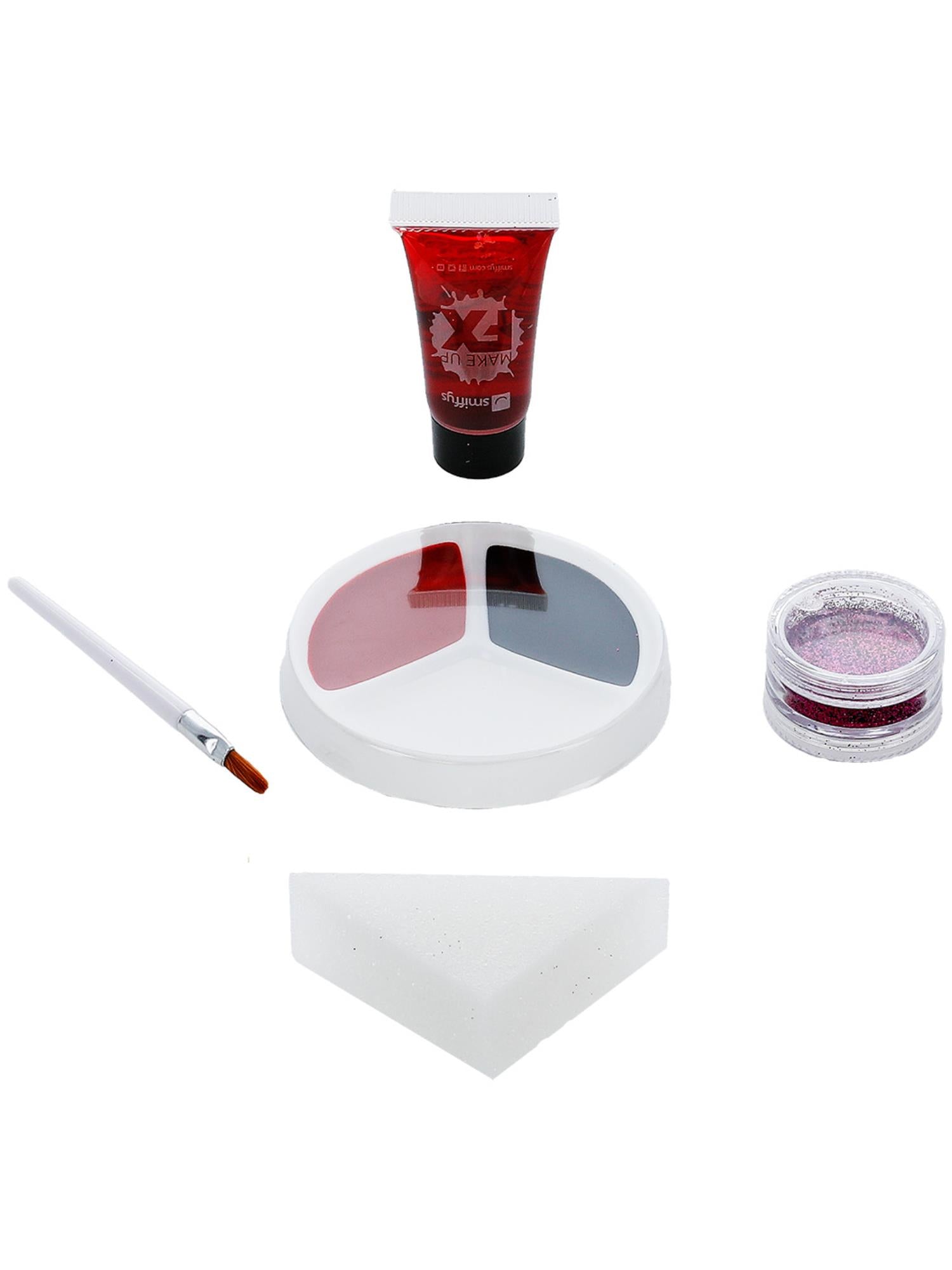 Smiffys Make-Up FX, Blood Drip Bride Kit, Aqua, Mu 3