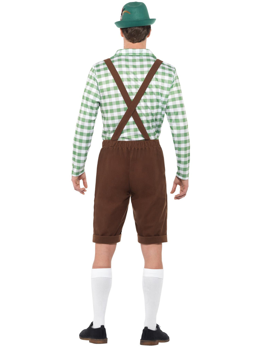 Alpine Bavarian Costume, Green & Brown 2