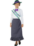 Victorian Suffragette Costume, Grey 1