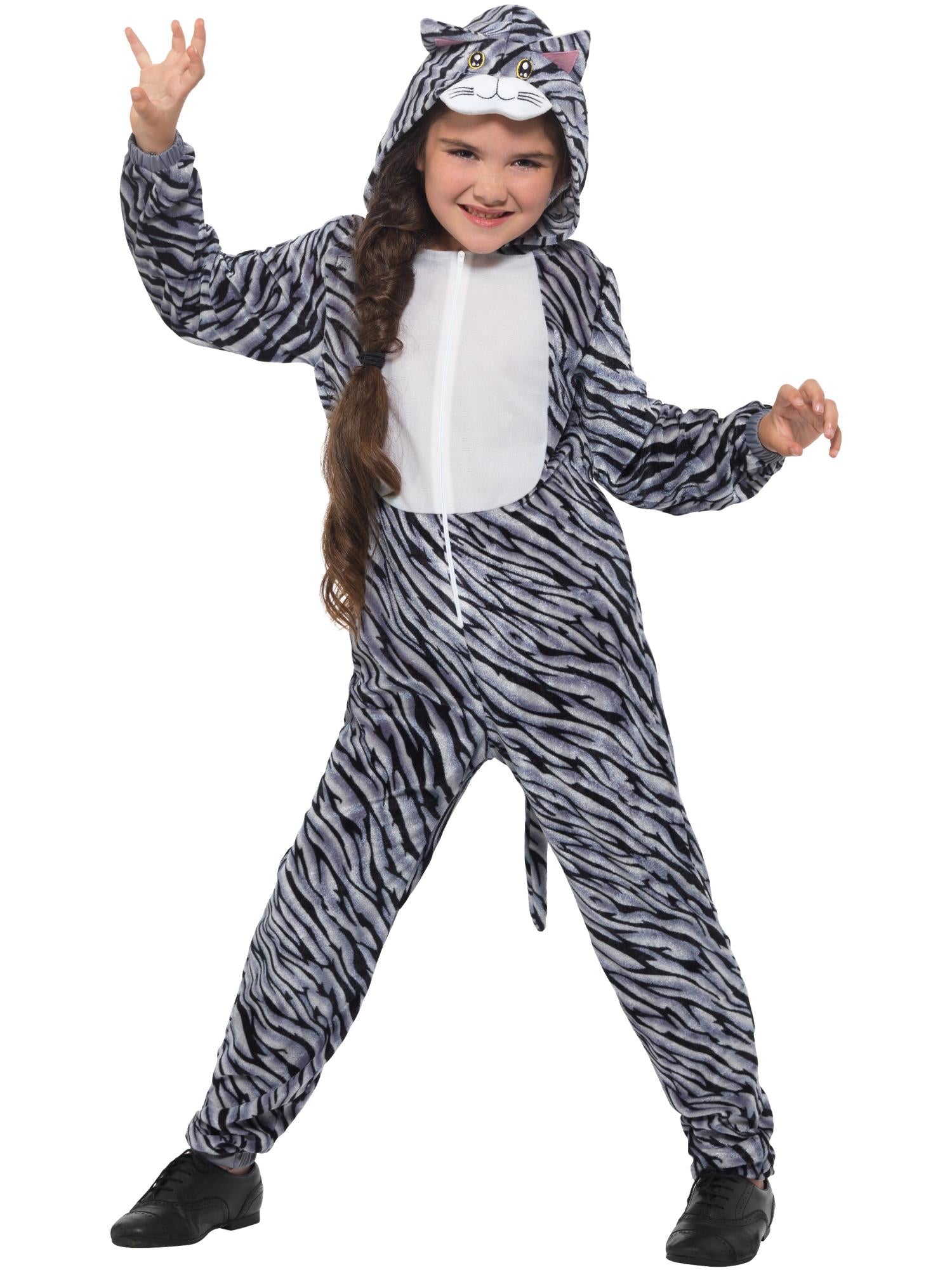 Tabby Cat Costume, Grey 1