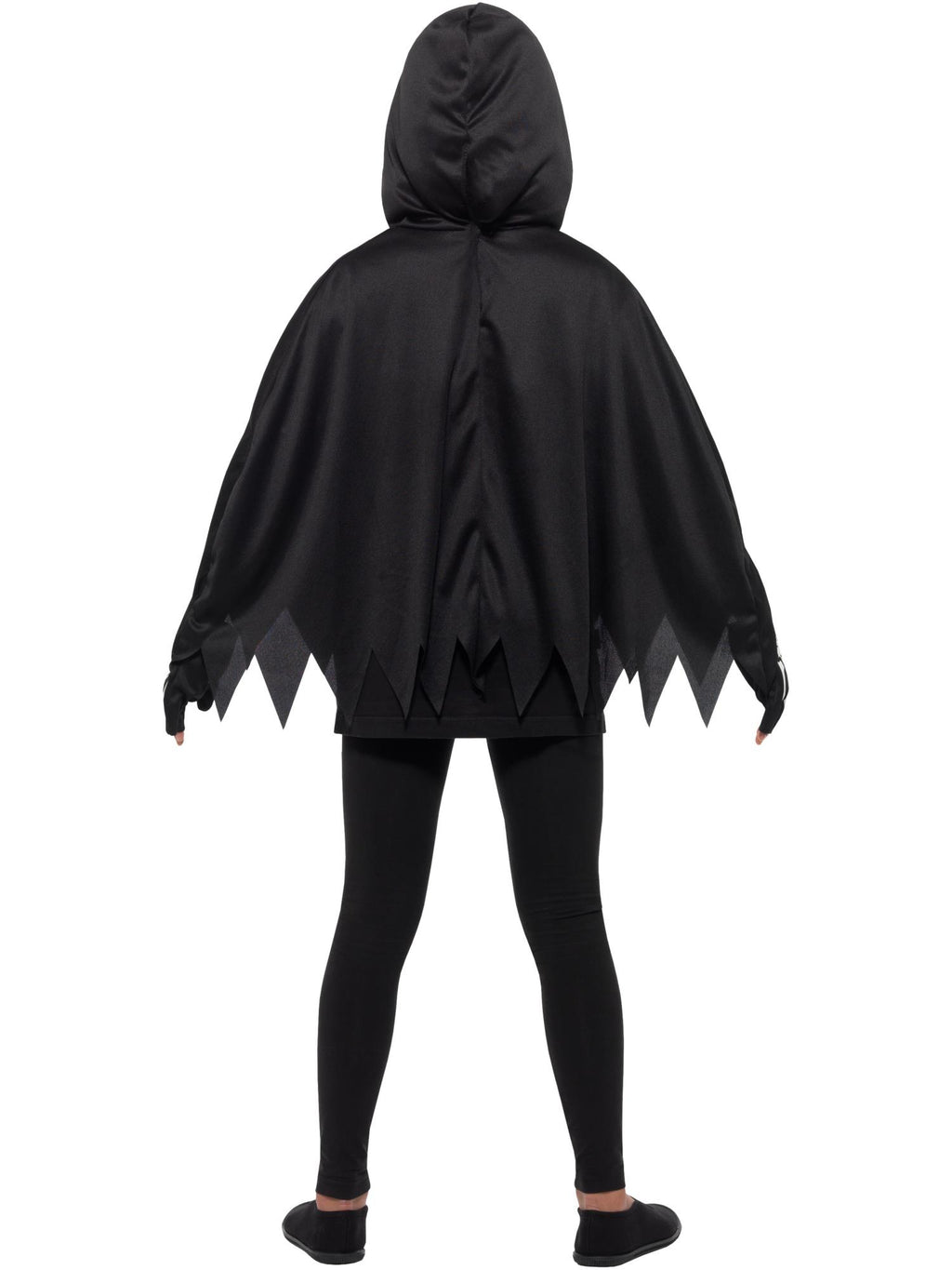 Kids Unisex Skeleton Poncho, with Gloves 2