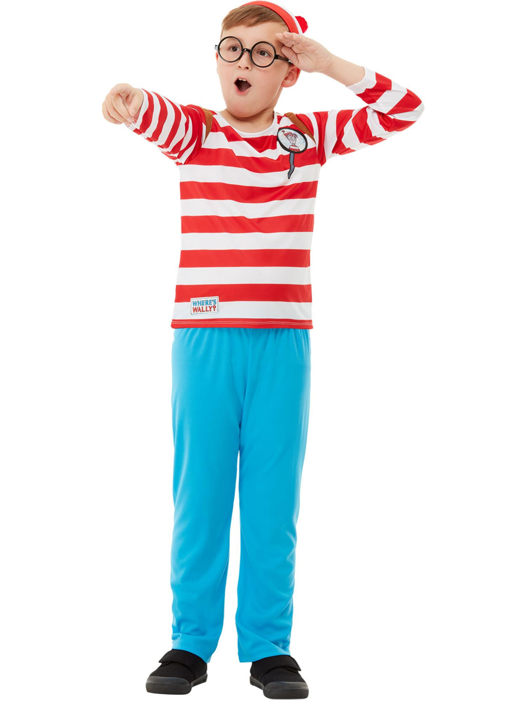Where's Wally? Deluxe Costume, Red & White 1