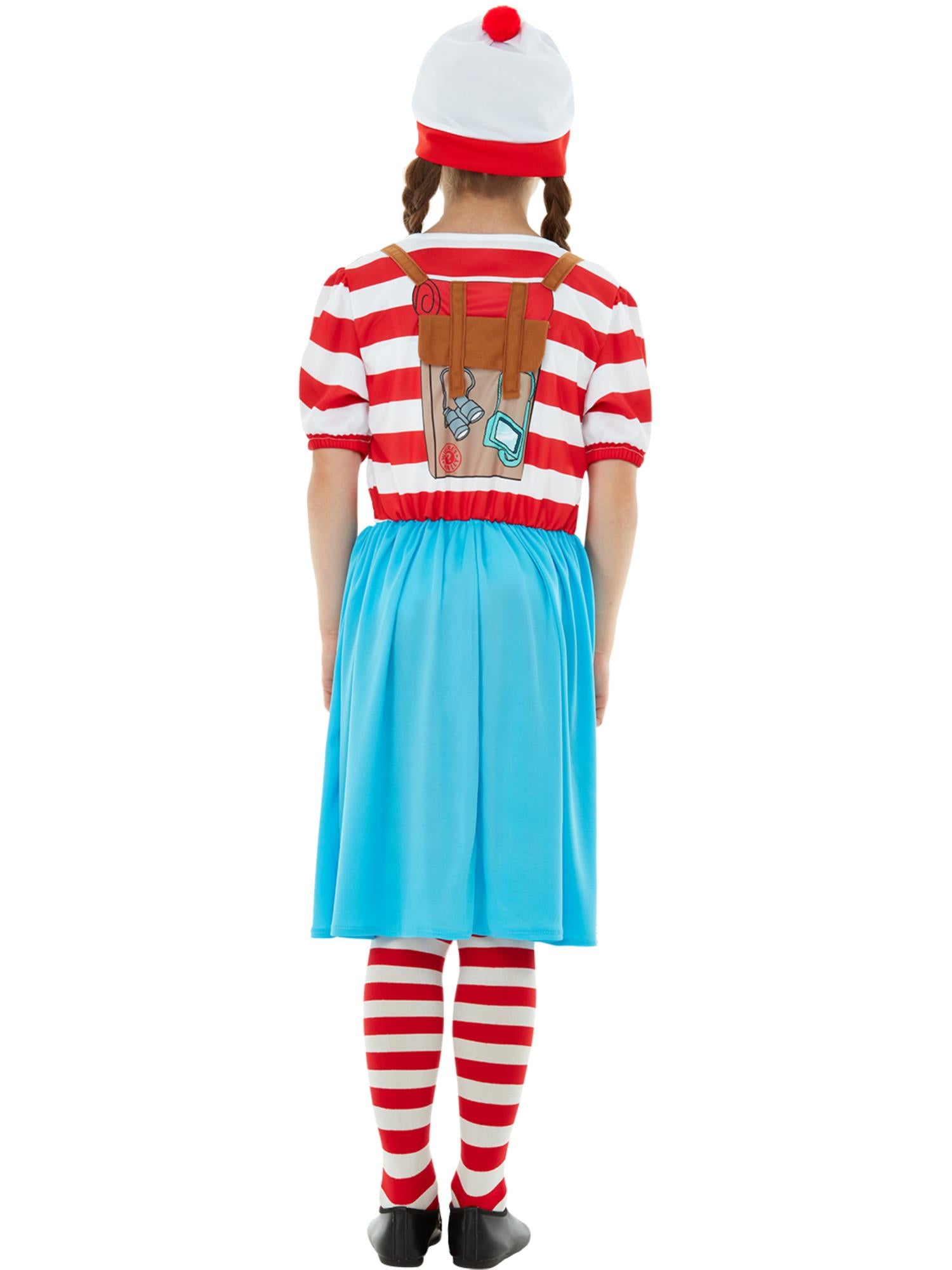 Where's Wally? Wenda Deluxe Costume, Red & White 2