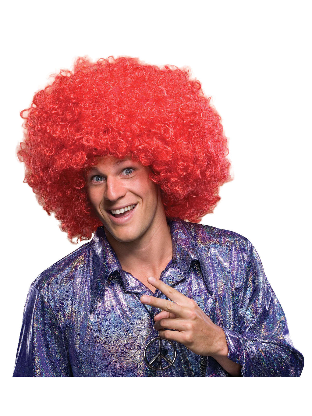 Red Oversize Afro/Clown 2