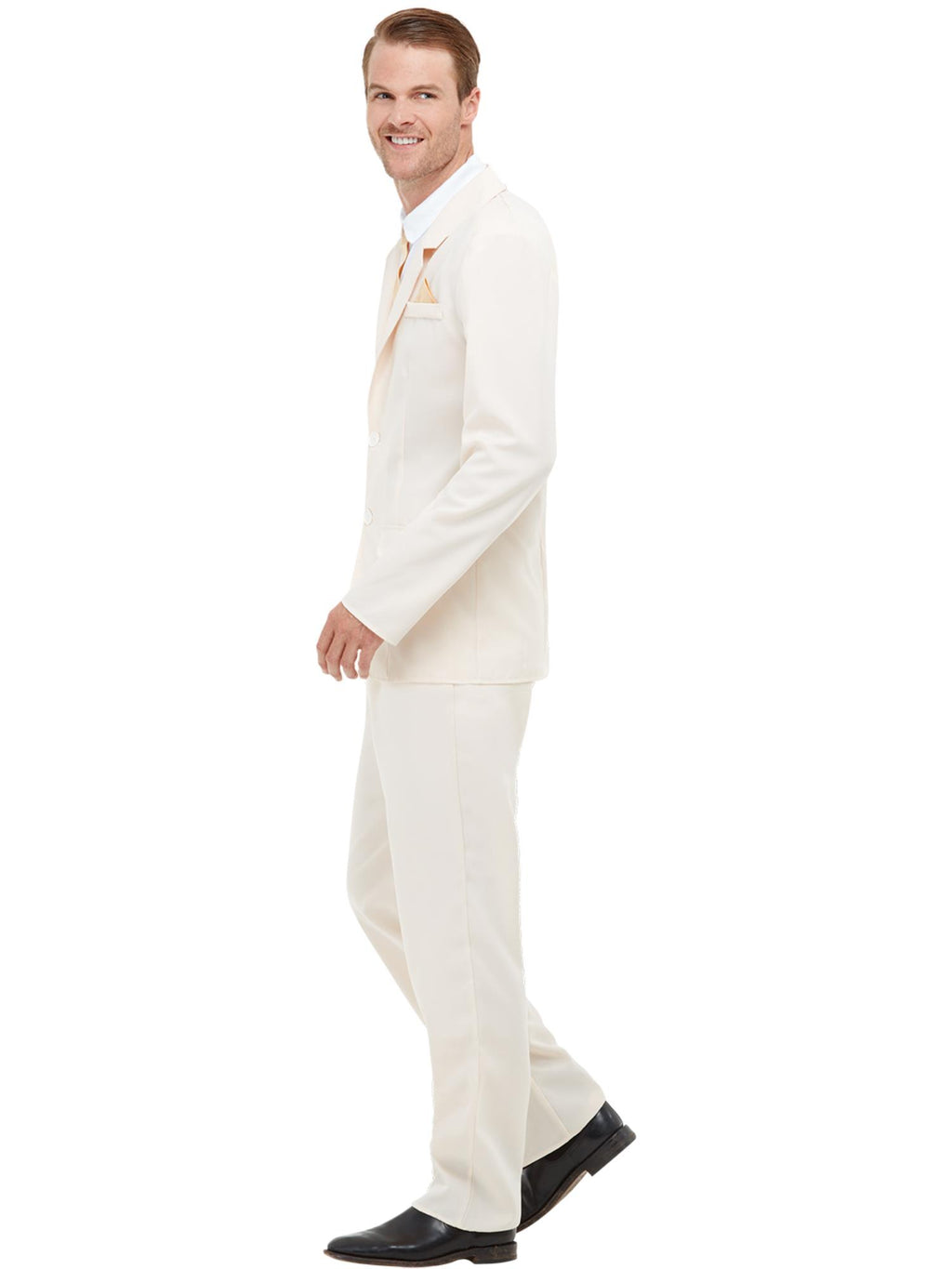 Roaring 20s Gent Costume, White 3