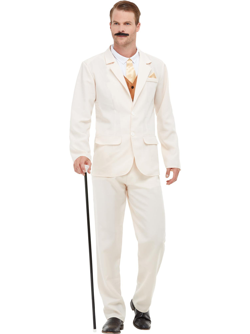 Roaring 20s Gent Costume, White 1