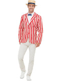 20s Barber Shop Costume, Red & Cream 1
