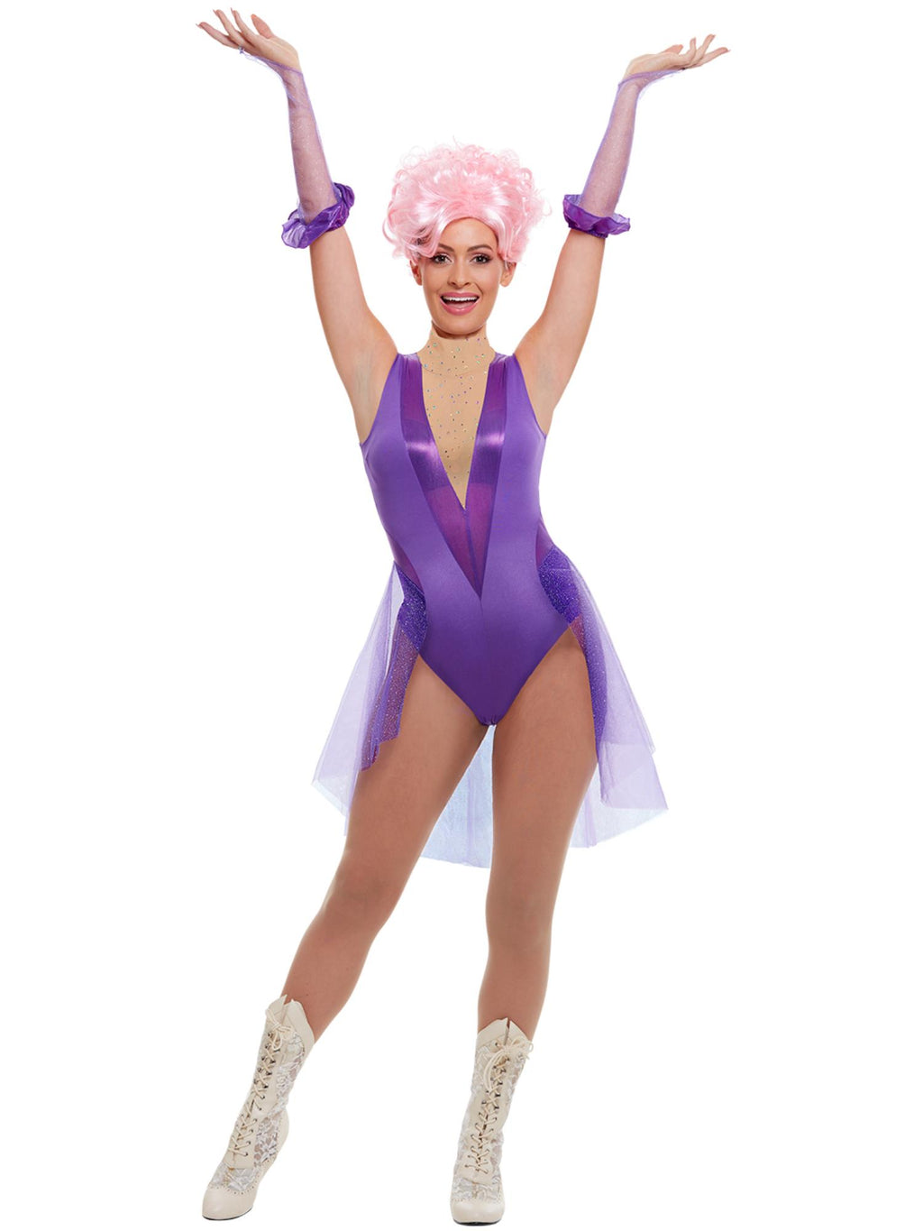 Trapeze Artist Costume, Purple 1