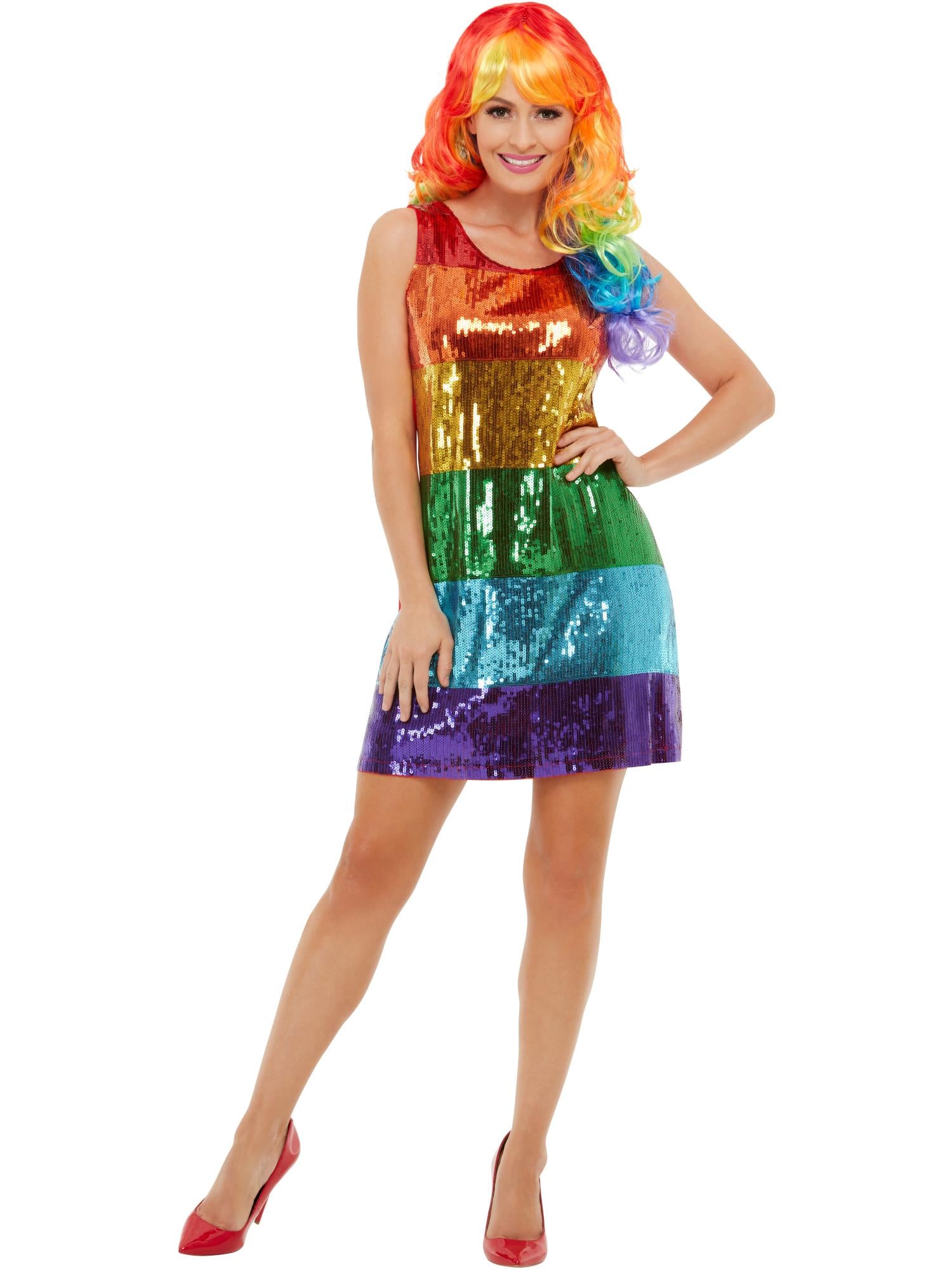 All That Glitters Rainbow Costume, Multi-Coloured 1