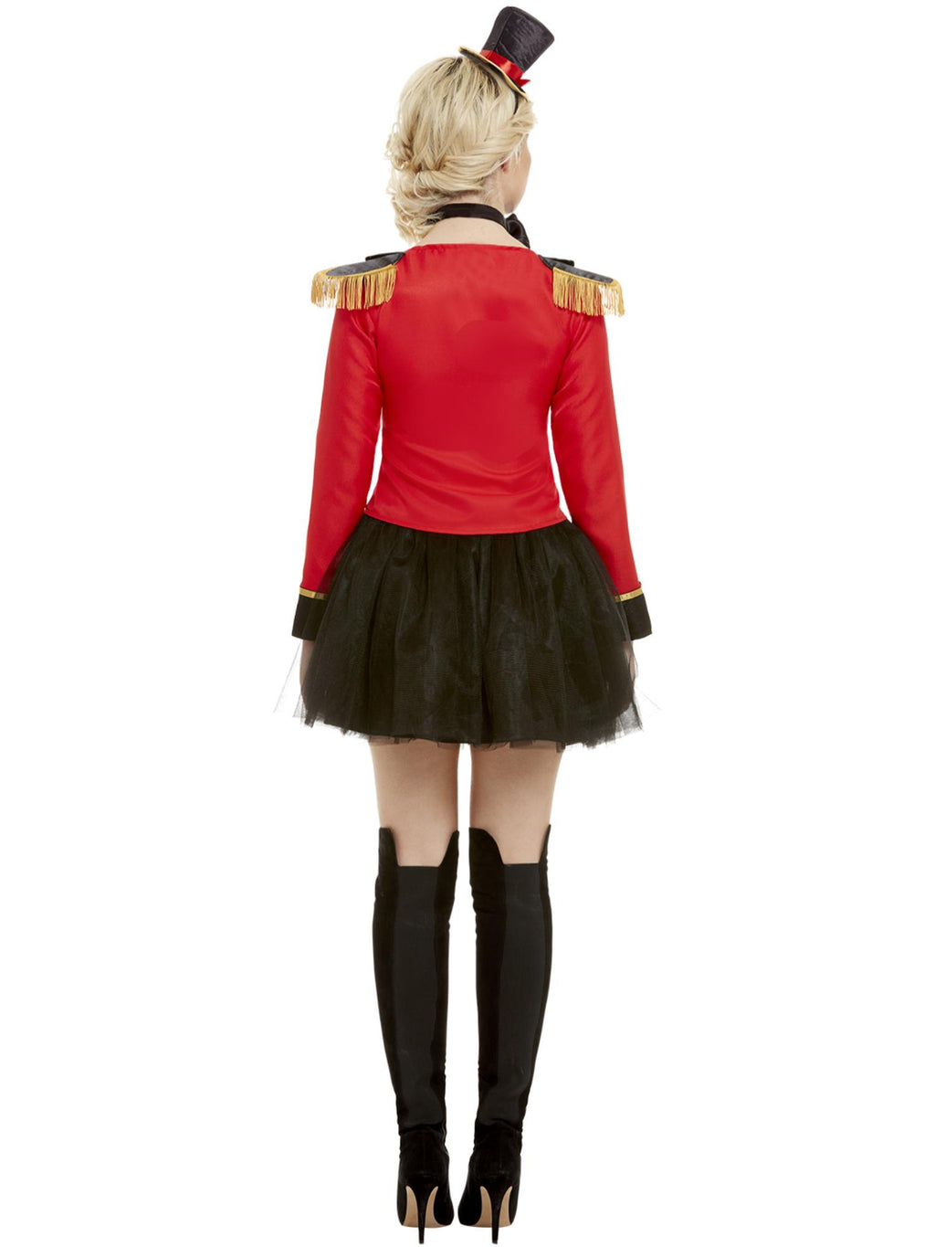 Deluxe Ringmaster Lady Costume, Red 2