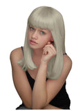 SHOULDER LENGTH WIG-SILVR 1