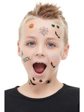 Smiffys Make-Up FX, Halloween Tattoo Transfers 1
