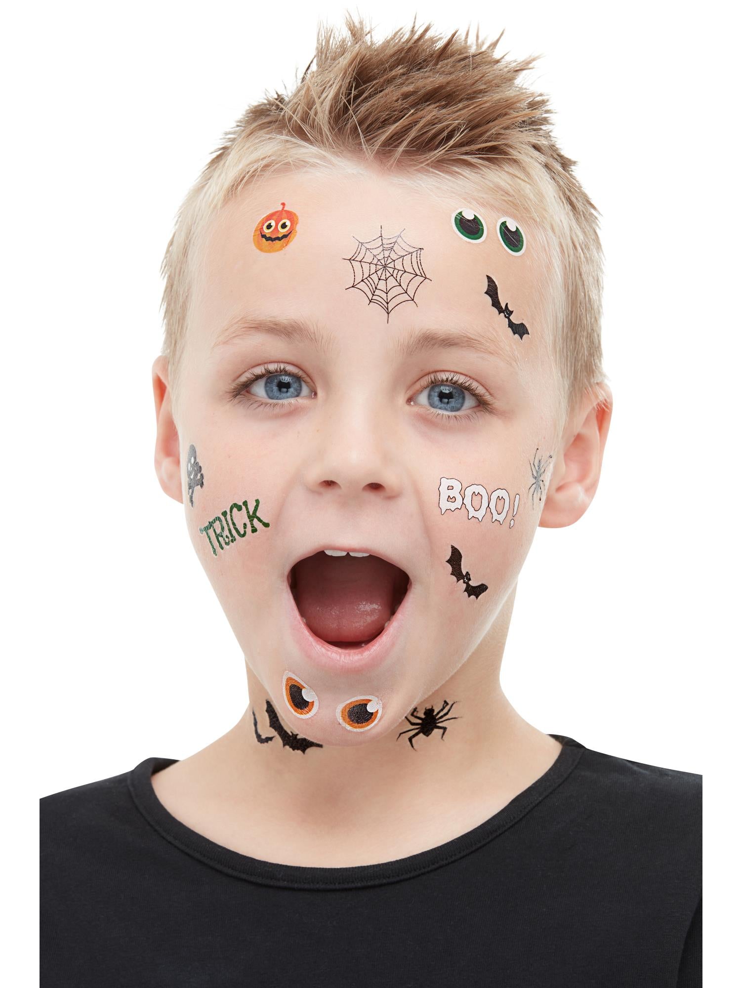 Smiffys Make-Up FX, Halloween Tattoo Transfers 1