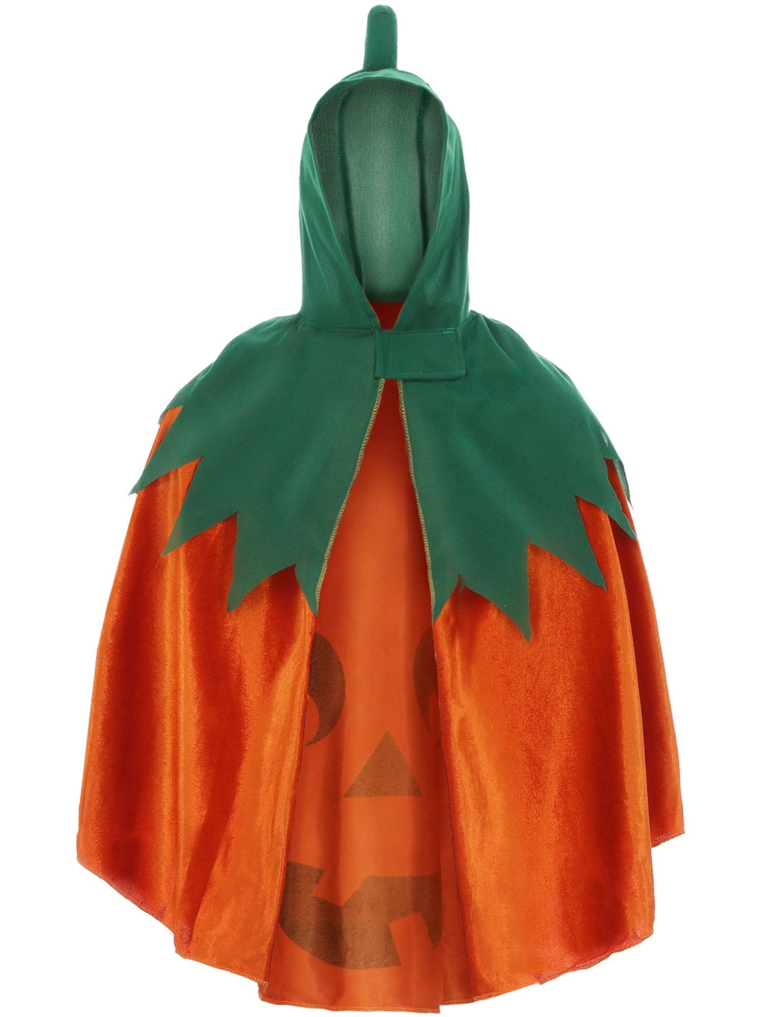Pumpkin Hooded Cape, Orange 4