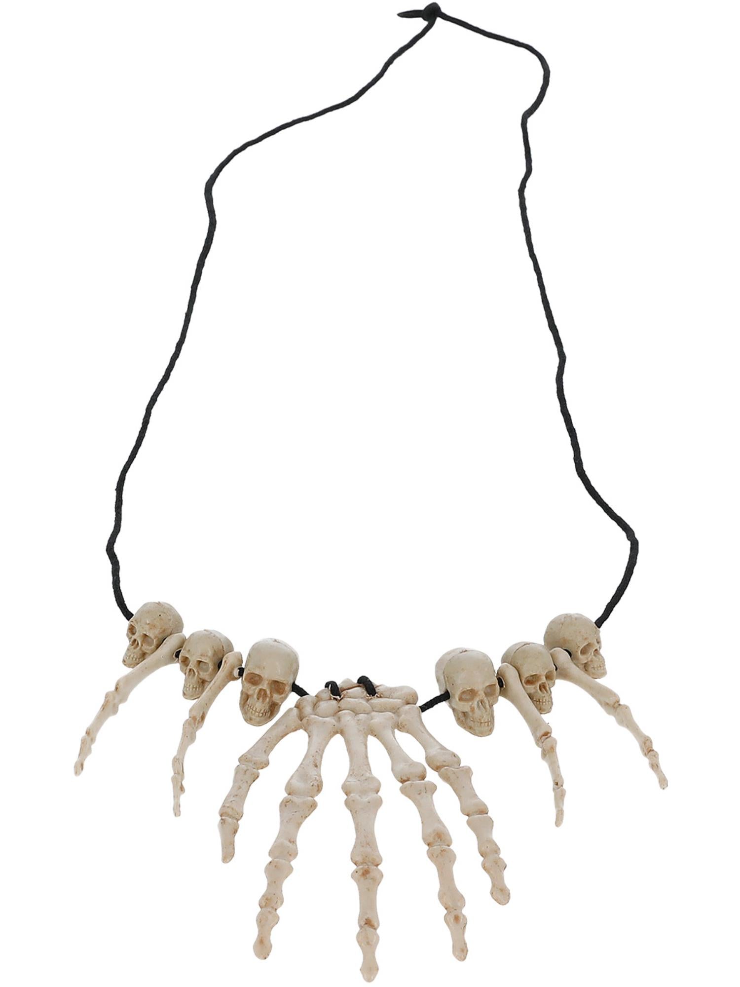 Voodoo Bone Necklace, Beige 3