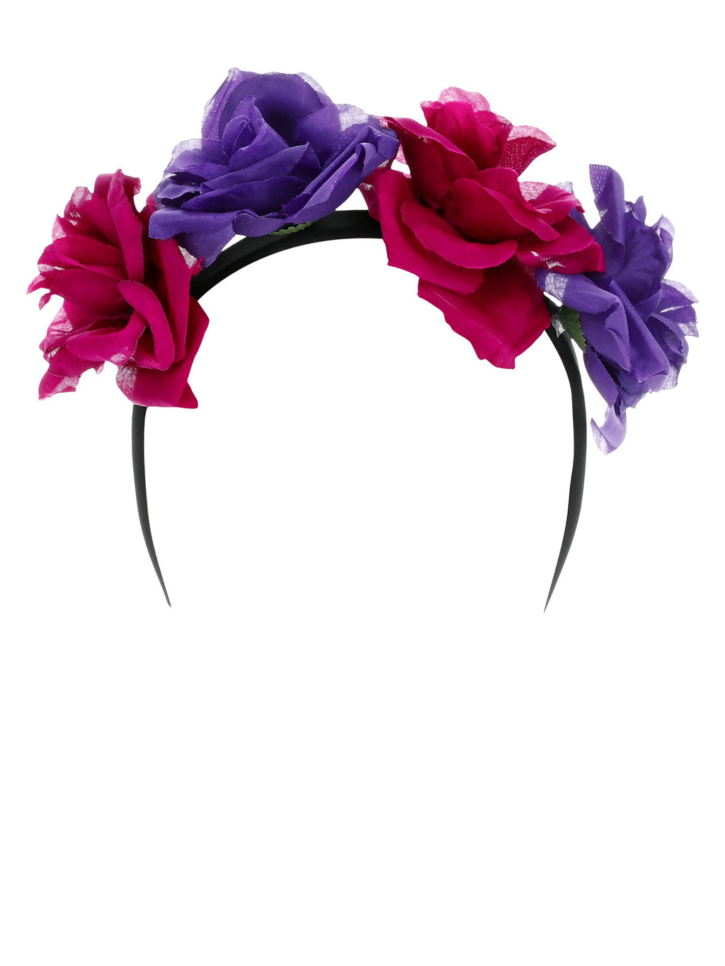 Day of the Dead Rose Headband, Multi-Coloured 3