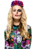 Day of the Dead Rose Headband, Multi-Coloured 1