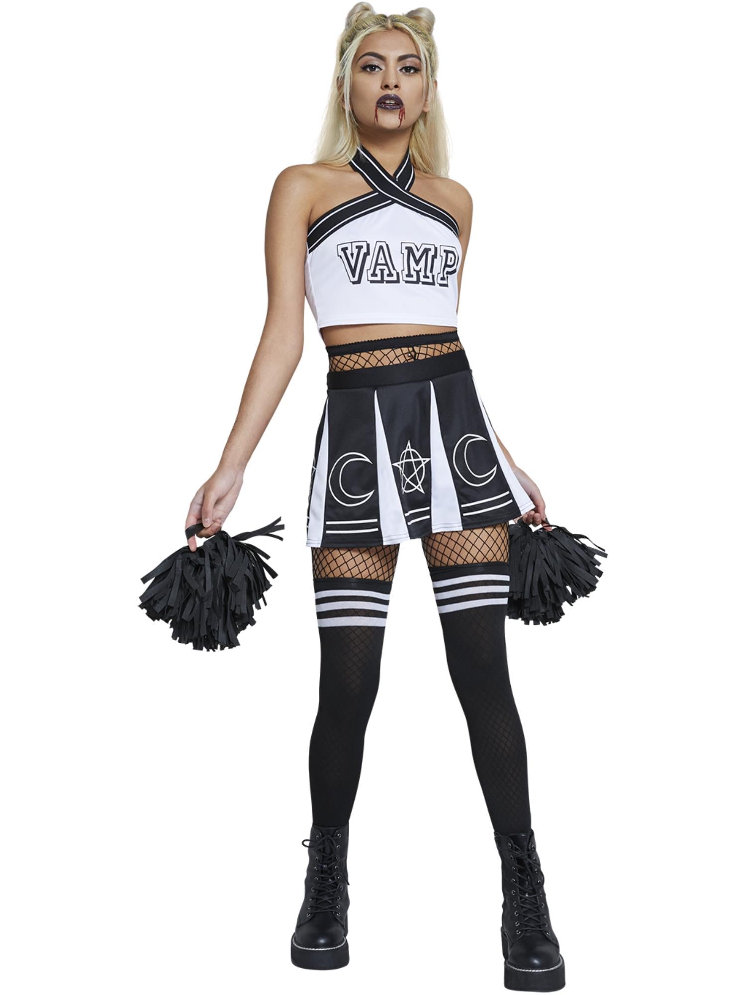 Fever Vamp Cheerleader, Black & White 1