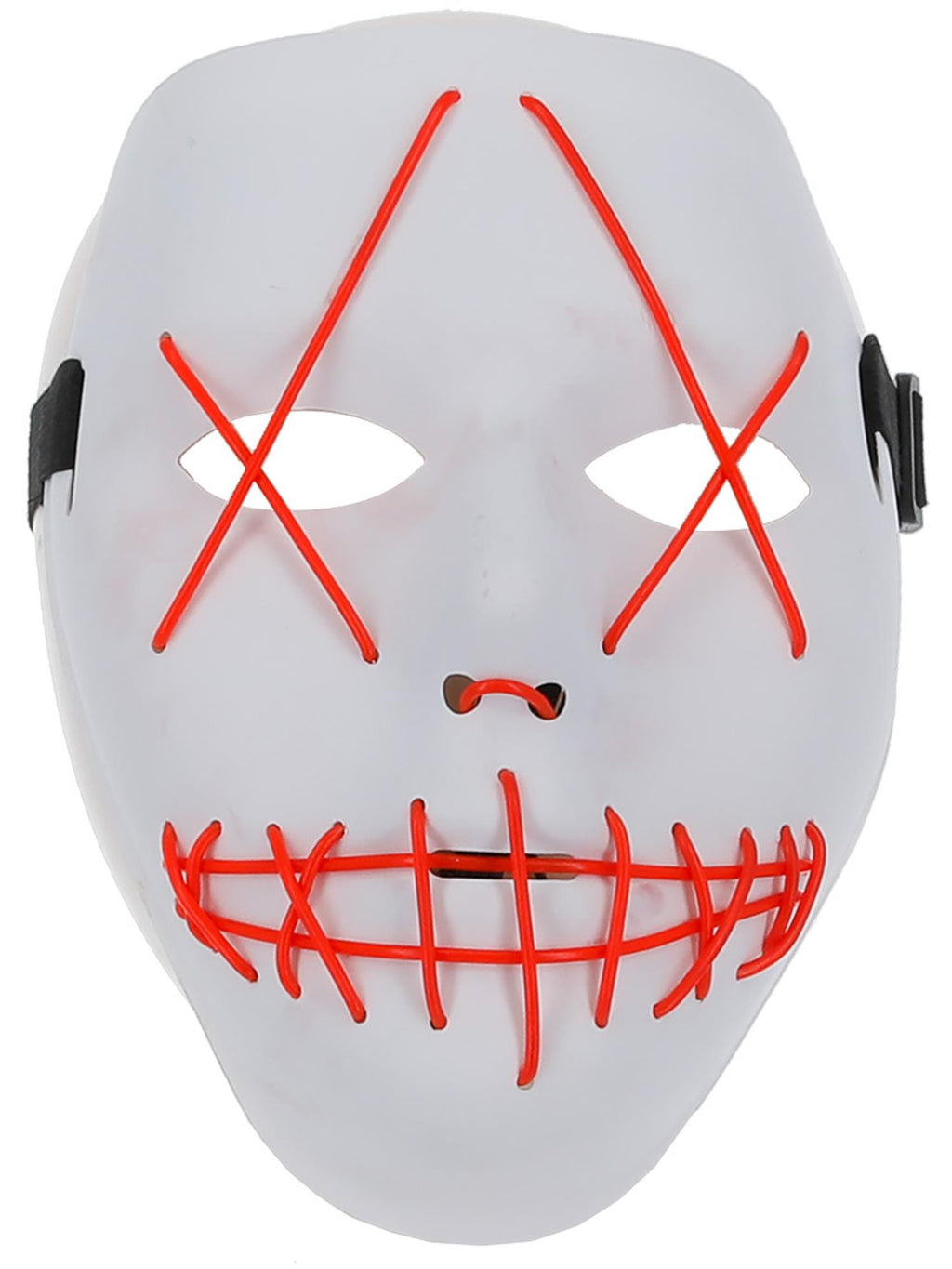 Stitch Face Mask, Neon Light Up, White 2