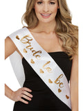 Bride to Be Sash, White 1