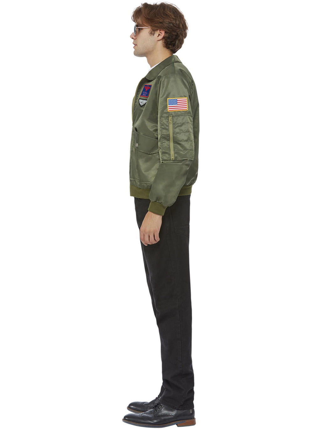 Top Gun Maverick Bomber Jacket, Green 3