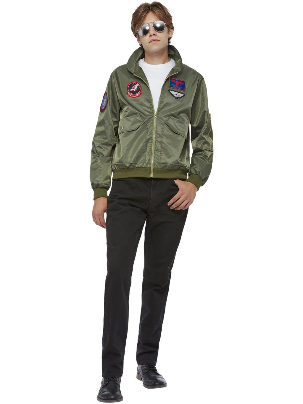 Top Gun Maverick Bomber Jacket, Green 1