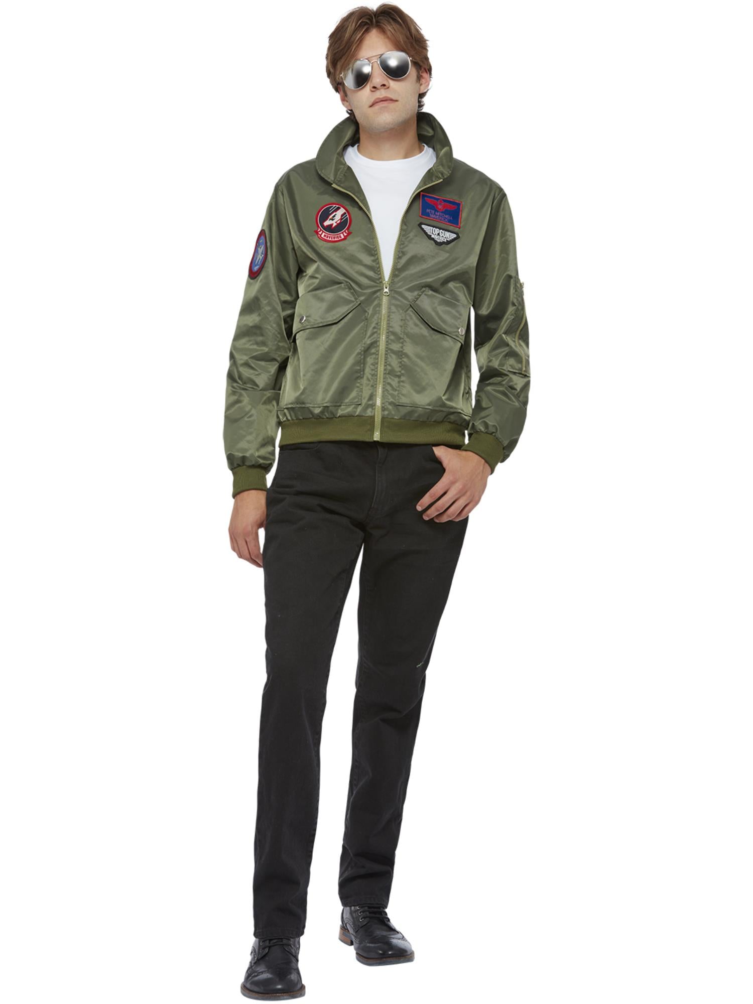 Top Gun Maverick Bomber Jacket, Green 1