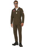 Top Gun Maverick Men's Aviator Costume, Green 1