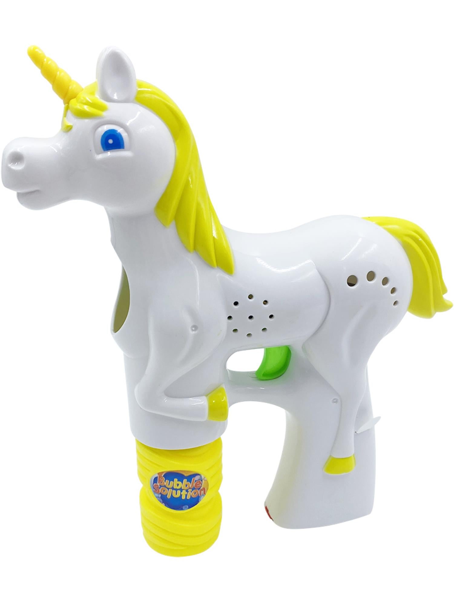 LED Light Up Unicorn Bubble Gun 1