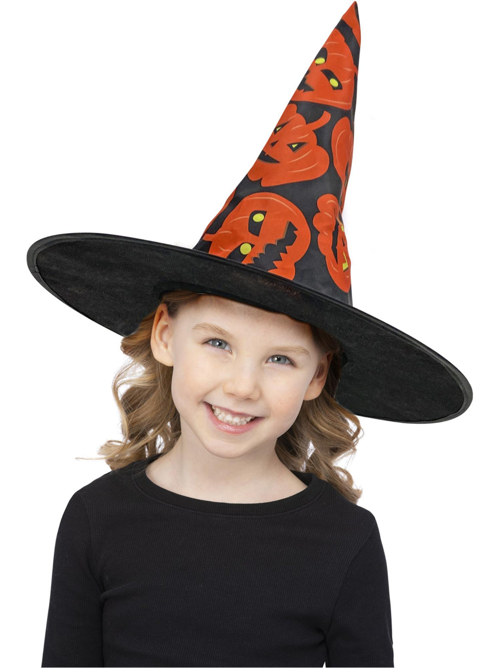 Kids Pumpkin Witch Hat 1