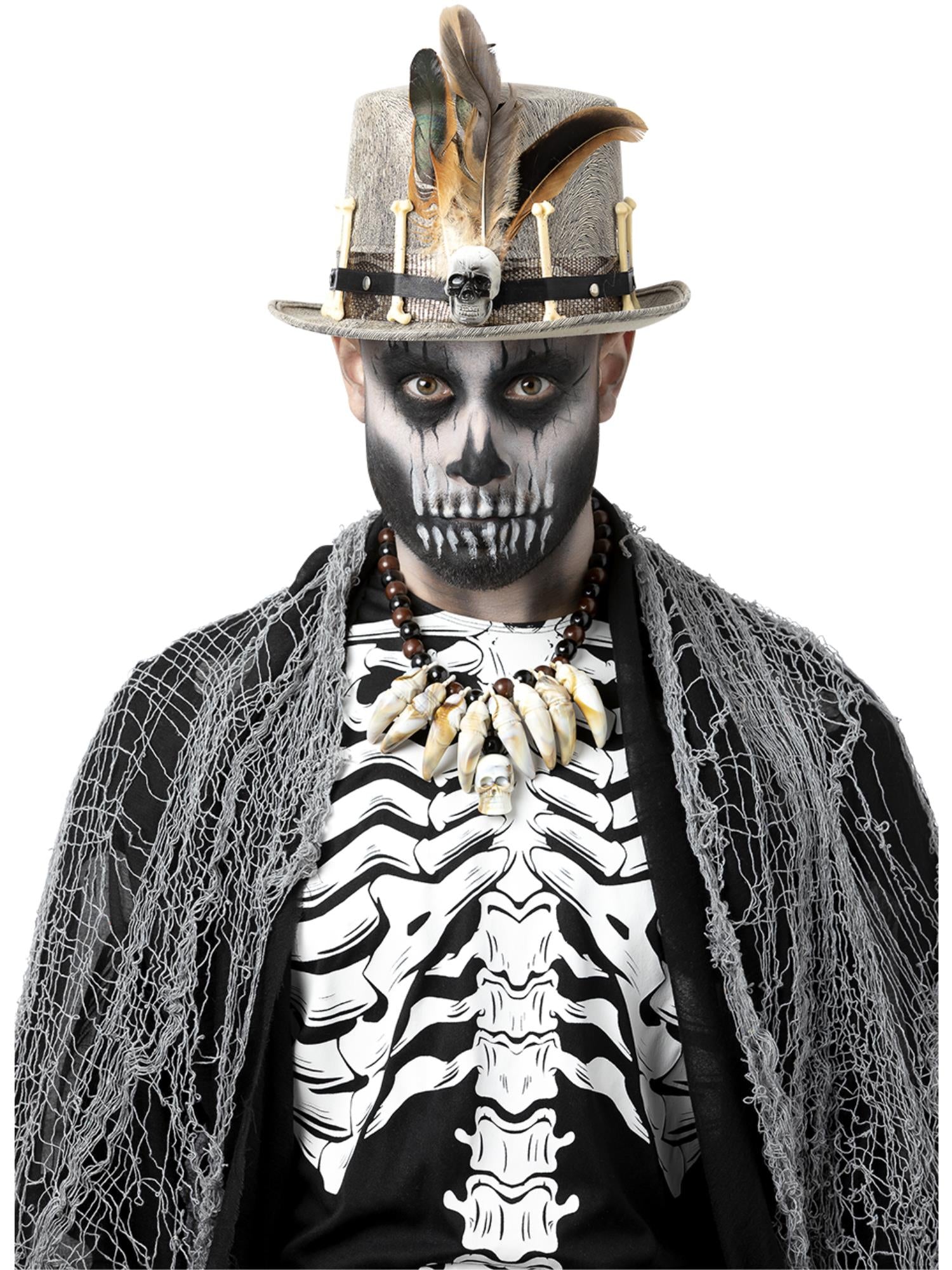 Voodoo Distressed Grey Top Hat 1