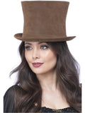Deluxe Authentic Victorian Top Hat, Brown 1