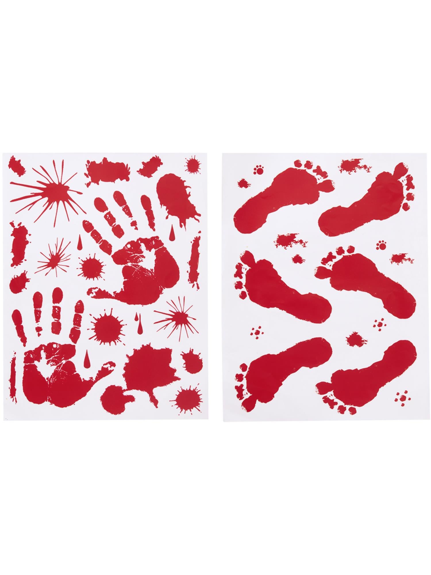 Bloody Floor & Window Stickers, 1 Sheet 1