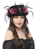 Floral Horn Top Hat 1