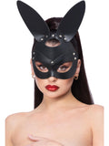 Fever Black Mock Leather Rabbit Mask 1