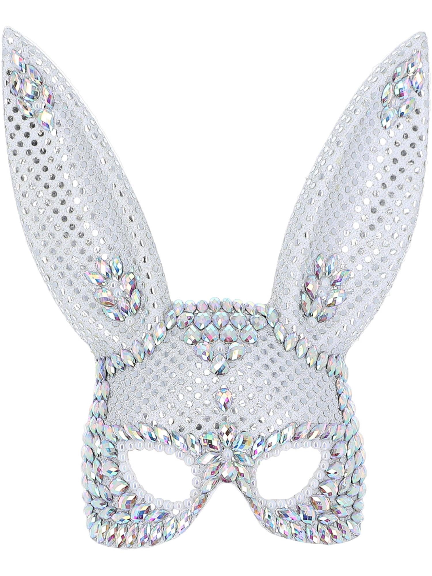 Fever Silver Jewel Bunny Mask 1